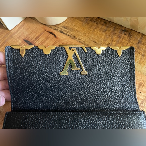 LV Louis Vuitton Portefeuille Capucines Long Wallet Taurillon Leather - Picture 5 of 13